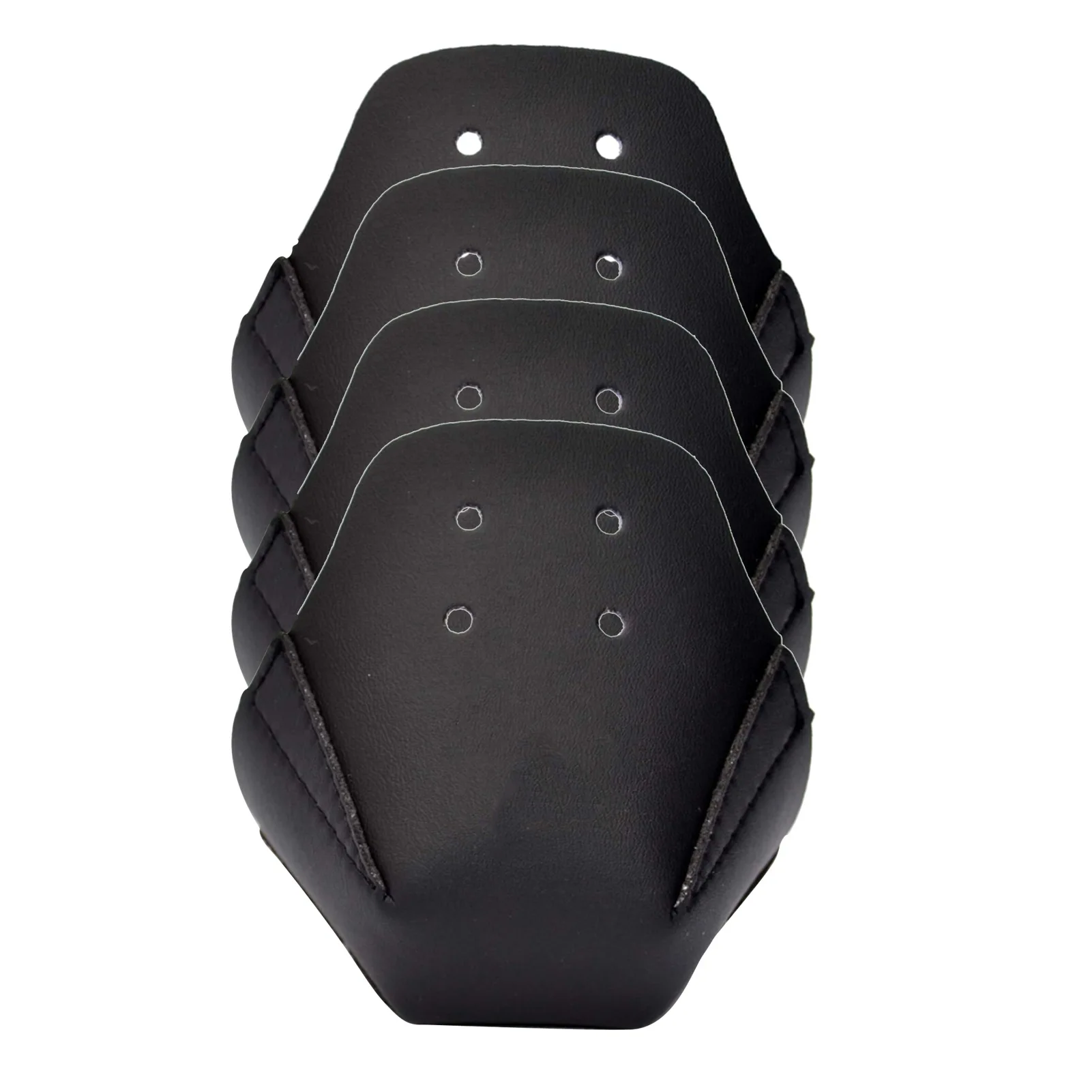 

4pcs Practical Indoor Outdoor Easy Clean Universal Roller Skate Toe Guard Solid Training Artificial Leather Portable Front Cover