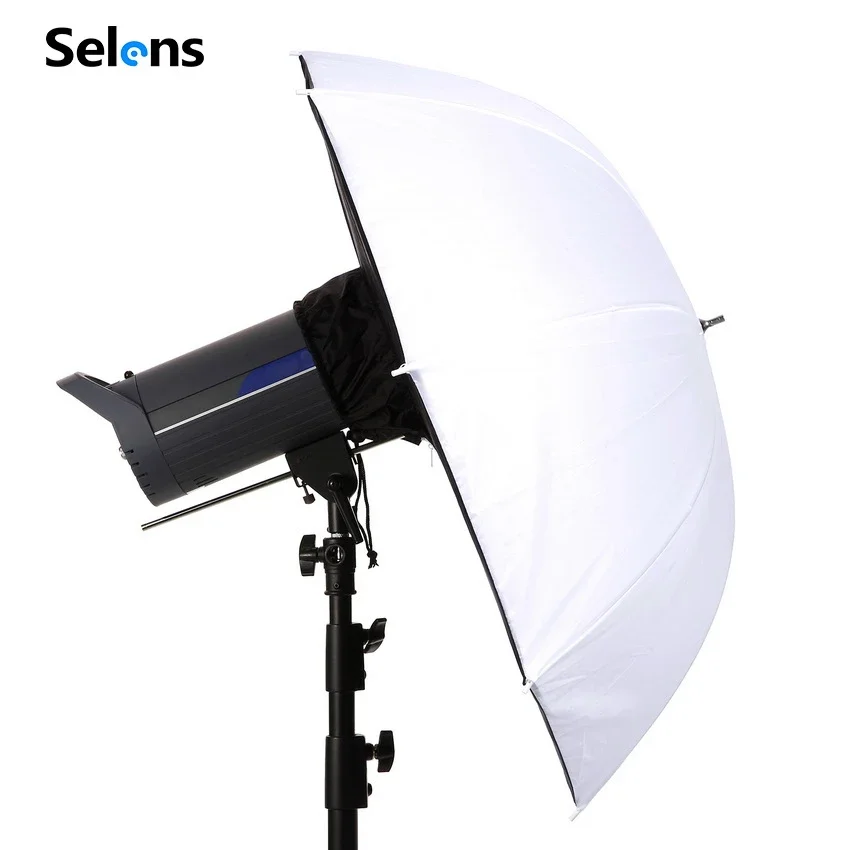 

2Pcs Selens 33 inch White Translucent Photography Soft Light Umbrella For Photo Studio Flash Light Video Softbox Umbrella