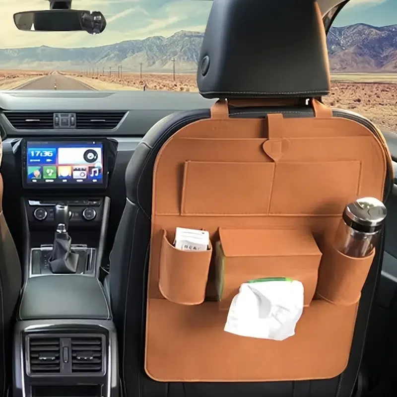 

1 PC Car Seat Storage Bag Seat Back Hanging Bag Multifunctional Rear Seatback Box Car Accessories