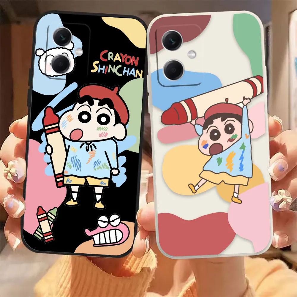 

Anime Manga C-Crayon S-Shin-chan Phone Case For Redmi Note 12 11 11T 11R 11E 11S 10 9 9S 8 7 7S PRO PLUS 4G 5G Case Fundas Capa