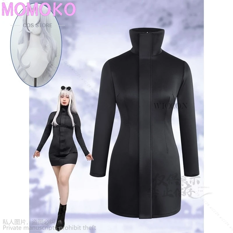 Аниме Кайсен Косплей Годзё Сатору Костюм Genderswap Синий Черный JK DK Школьная форма