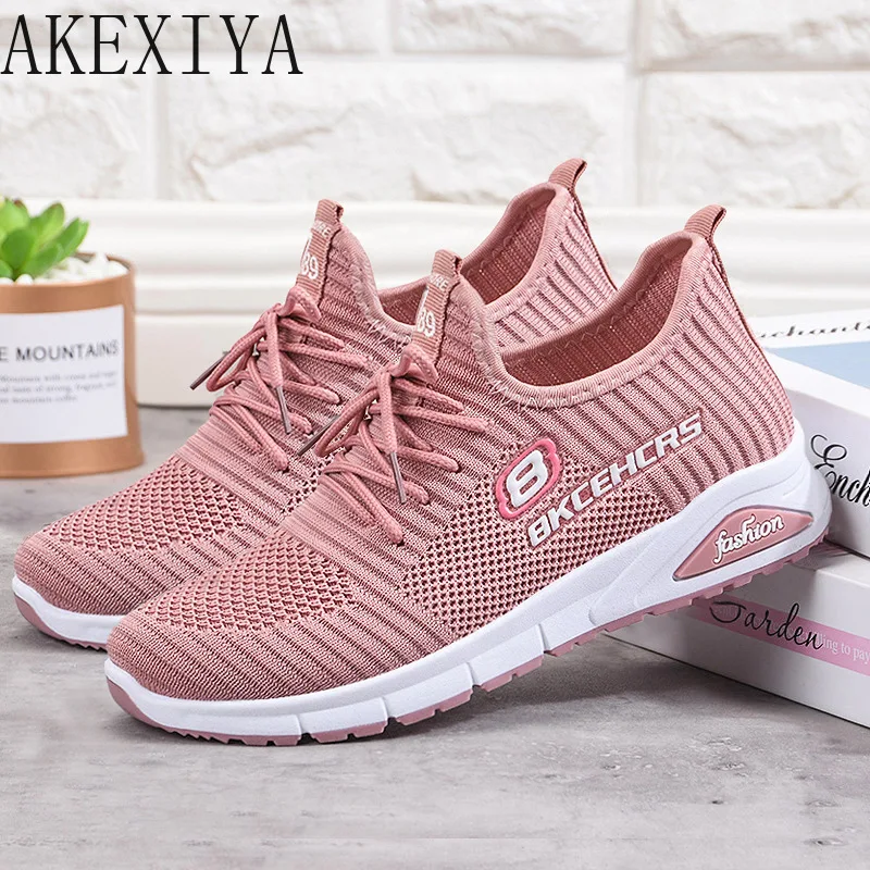 

Women Shoes Tide Shoes Net Red 2022 New Breathable Shoes Mesh Women Sneakers Lace Up Casual Shoes Zapatos Mujer Size 36-42