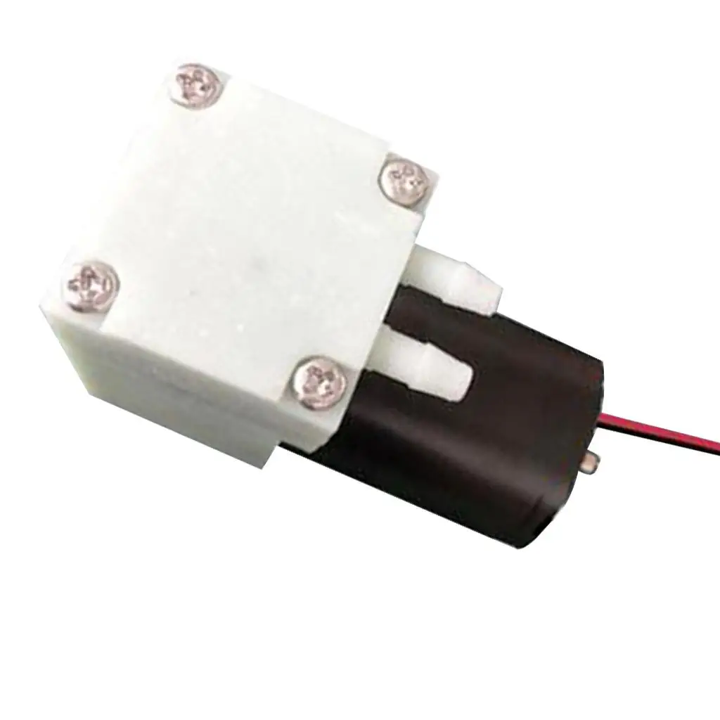 

Mini Vacuum Pump Negative Pressure Pump 12V -35Kpa 0.8L/MIN Flow 1.5Bar, Flow Adjustable
