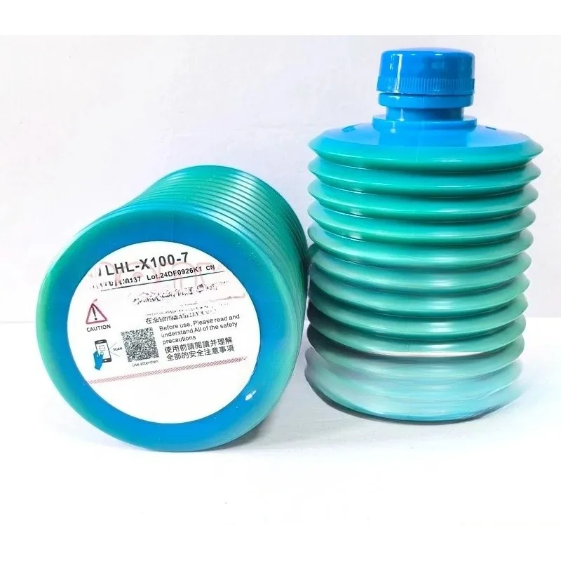 Фото Японская смазка LUBE LHL-X100-7 NCN для станков, желтая смазка LUBE X100, 70-0CC, 1 шт. №1