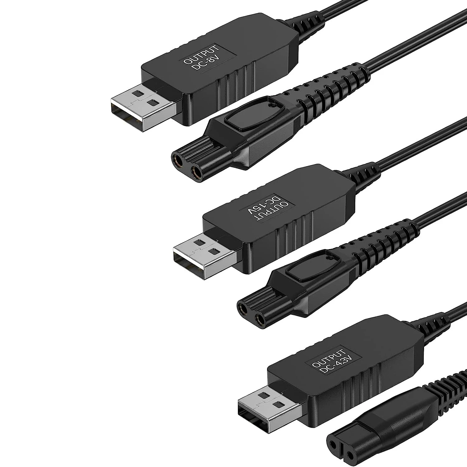 Charger Cable Kit For Philips, Ancable Shaver Charger Kit For Almost All Philips Shavers, Series 1000, Series 3000