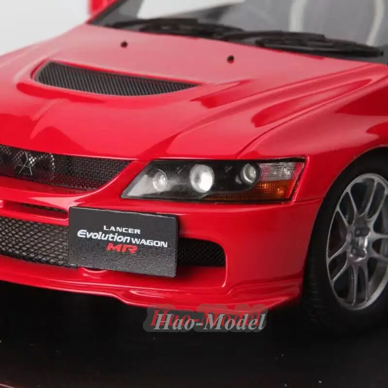 Фото Модель автомобиля ENGUP 1:18 для Mitsubishi EVO из смолы, детская игрушка, подарок на день рождения, хобби, демонстрация, имитация Красной коллекции №4