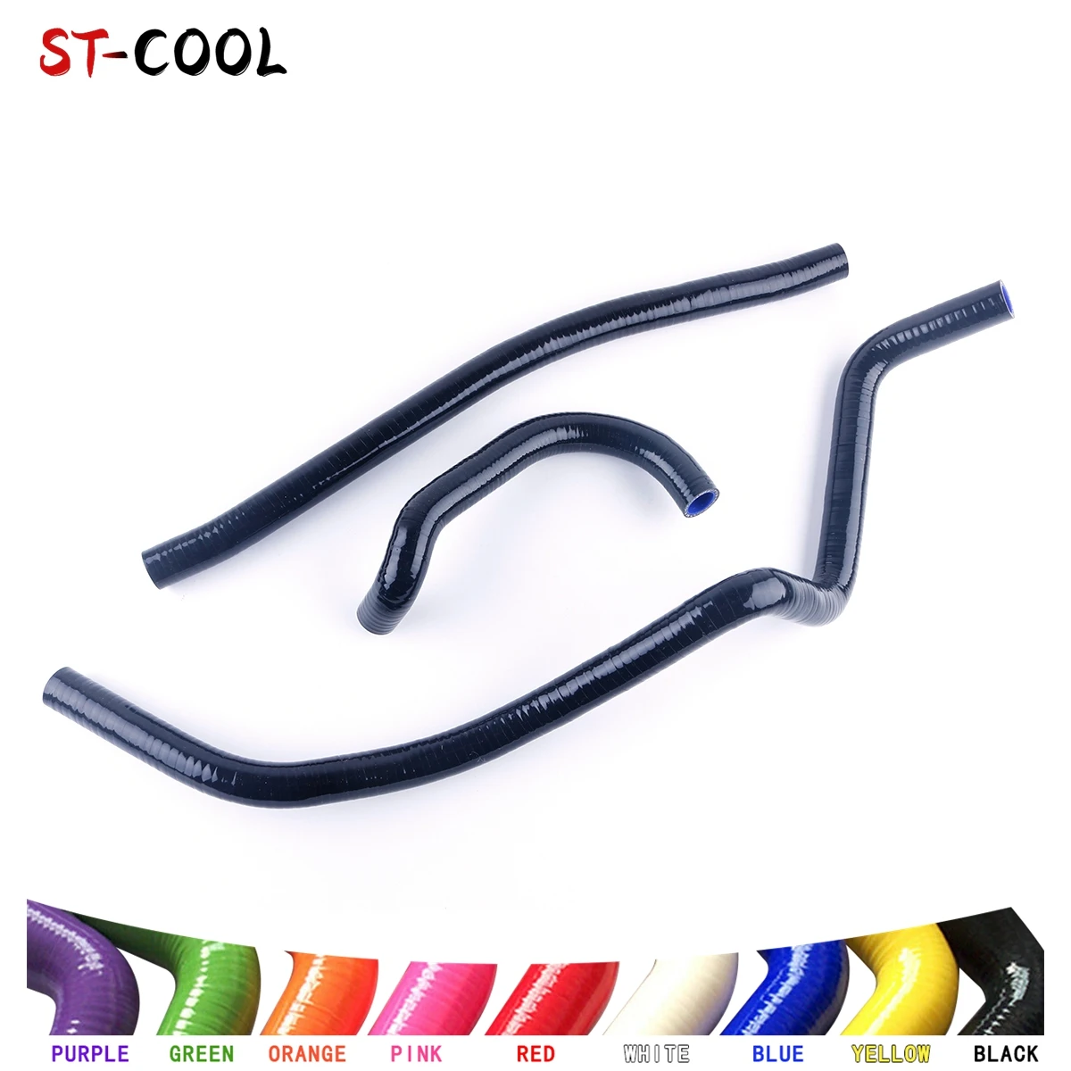 For 2006 Arctic Cat 500 4X4 FIS Silicone Tube Radiator Coolant Pipe Hoses Kit 3Pcs 10 Colors