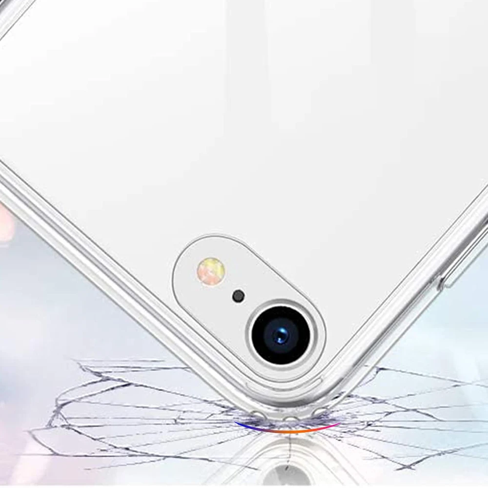 Высококачественный прозрачный силиконовый мягкий чехол для iPhone SE 2022 2020 7 8