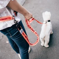 adjustable hand free dog leash for dog pet walking running jogging dog leashes waist belt chest strap traction rope
