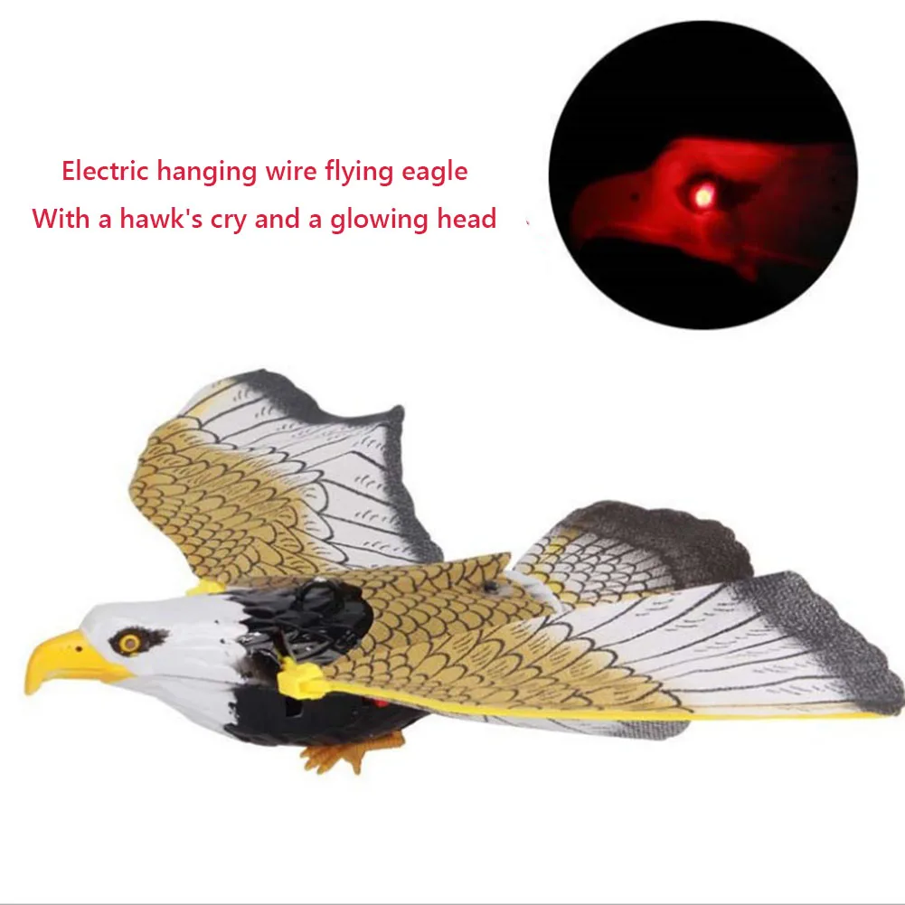 

Simulation Electric Hanging Eagle Flying Bird Kids Children Boy Girls Outdoor Indoor Playing Interactive Toys Without Battery