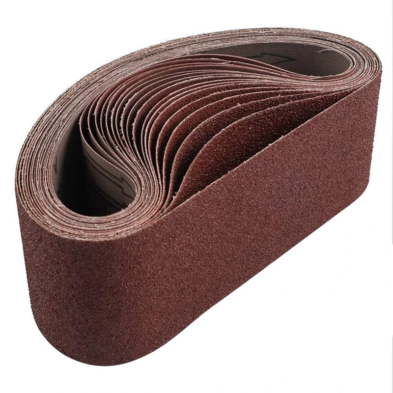 

JEYL 18 Pack Sanding Belts 3X21 Inches(75X533mm) Aluminum Oxide Sanding Belt (3 Each of 60 80 120 180 240 400 Grits) for Belt Sa