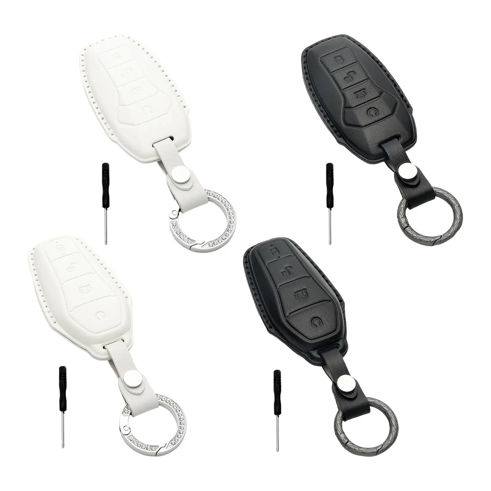 Автоматический брелок для ключей защитный чехол с полной защитой держатель