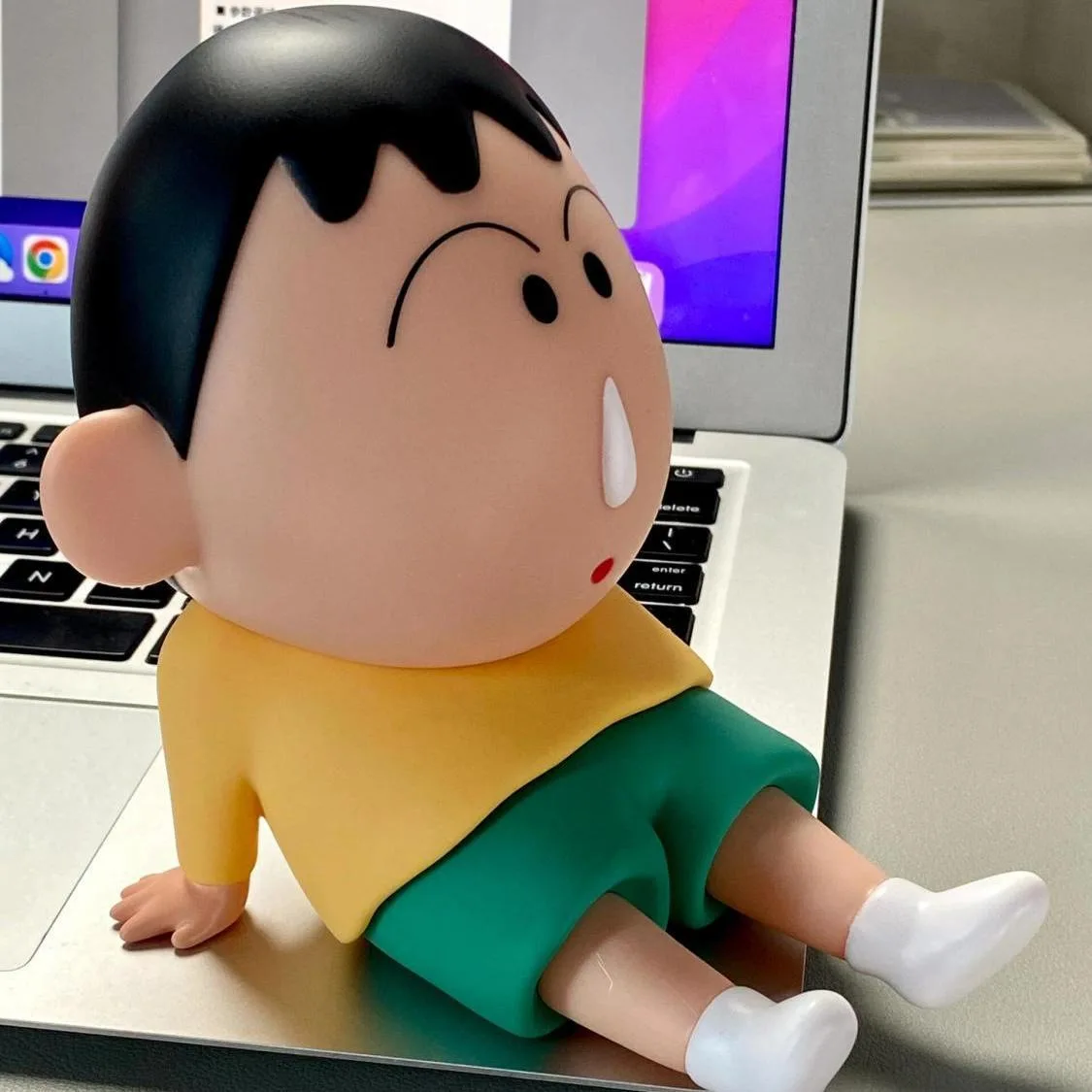 12 см 2024 новый аниме карандаш Shin-chan Q версия кавайная фигурка ПВХ модель игрушки