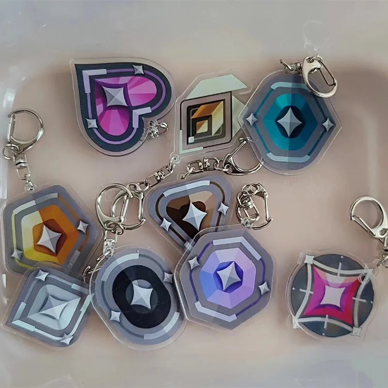 Брелок для ключей мужчин и женщин игровой валорант Jett Sova Cypher из акрила