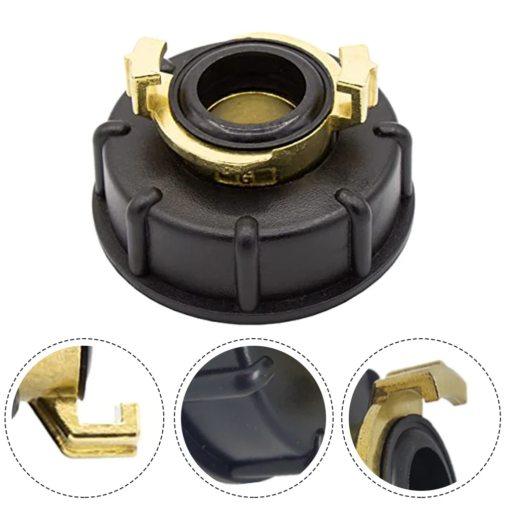 

IBC Quick Coupling 3/4in S60x6(60mm) Brass Quick Connect System Rain Barrel Tank For Agriculture/lawn/garden/ Irrigation