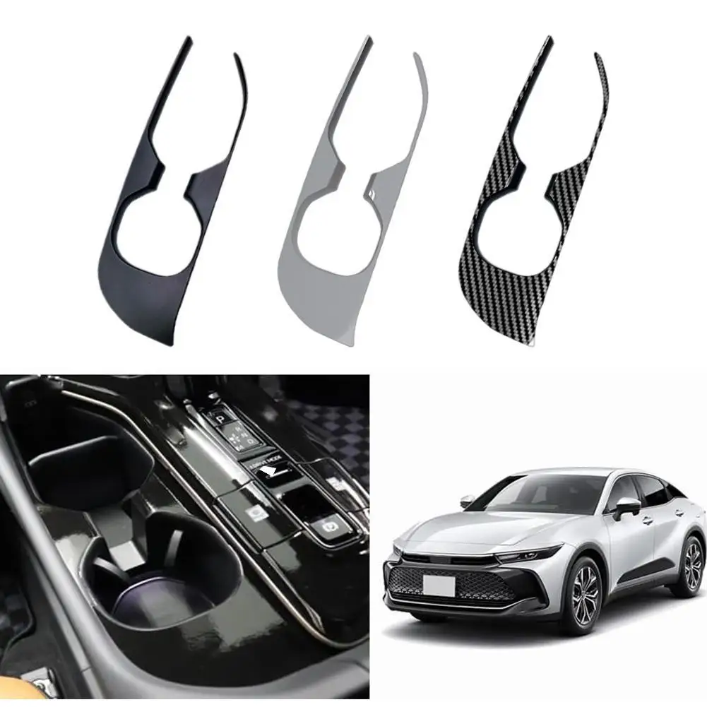 

Car Cup Holder Trim Cover For Toyota Crown SH35 2022-2023 Center Console Water Cup Holder Frame Trim Decorative Sticker Interior