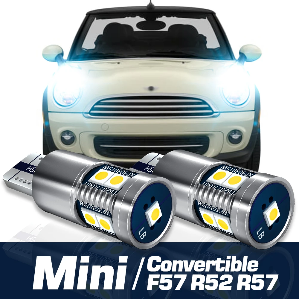 

2pcs LED Parking Light Clearance Bulb Canbus Accessories For Mini Cooper Convertible F57 R52 R57 2004-2020 2011 2012 2013 2014