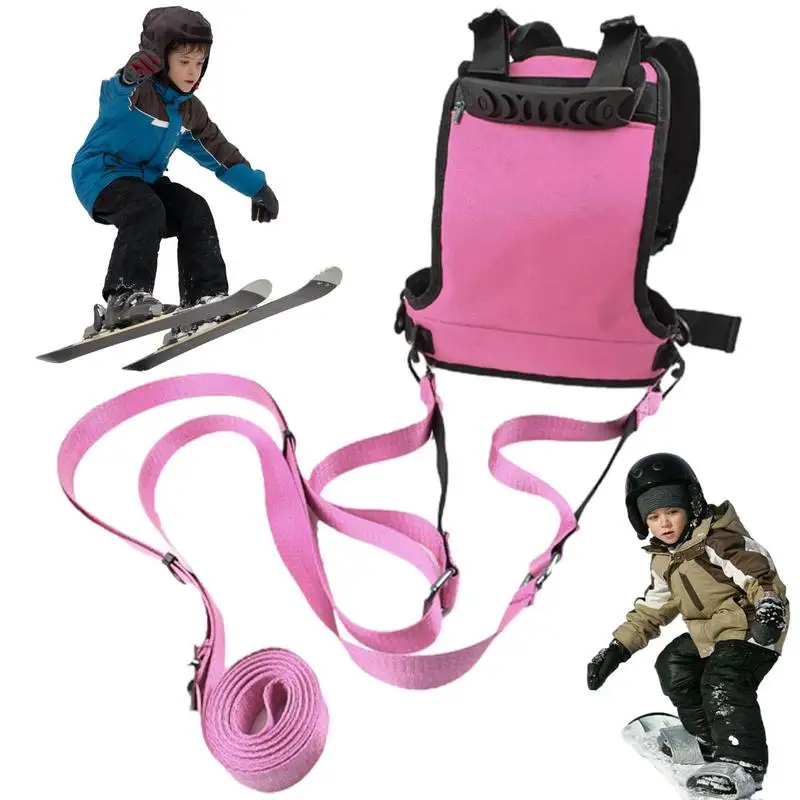 

Skating Training Harness Ski Harness Trainer With Metal Buckle And A Back Pocket Speed Control Teaching For Kid Beginners Boys