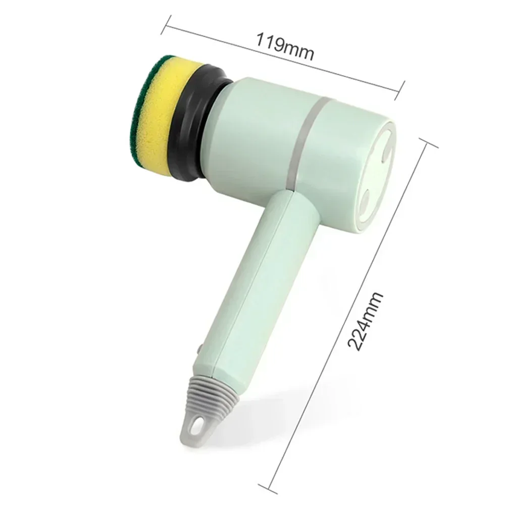 Беспроводная электрическая щетка для чистки перезаряжаемая от USB автоматическая