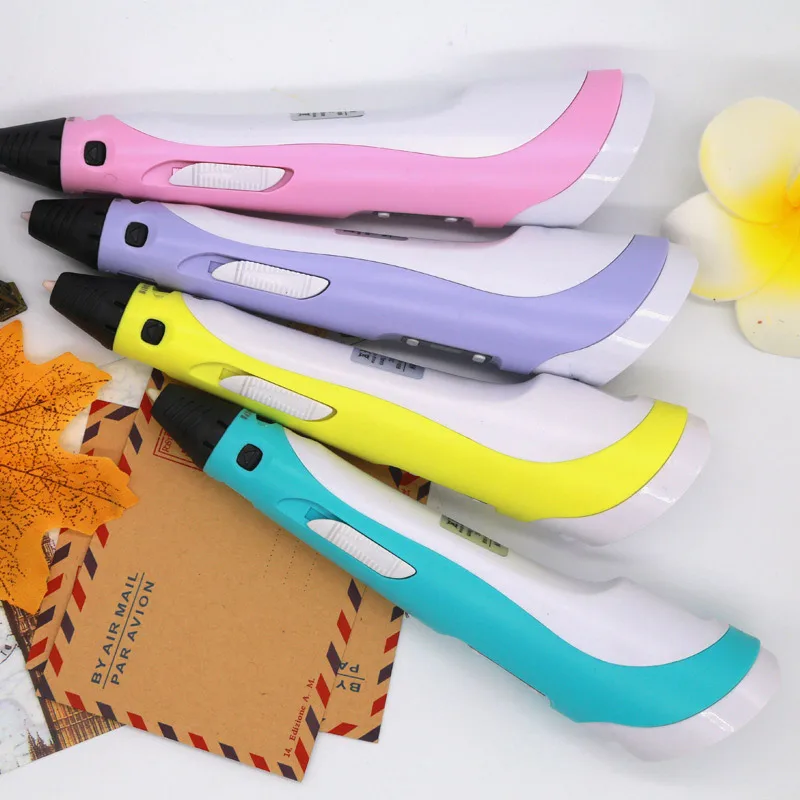 High Quality 3D Pen 3D  Printing Pen,100m PLA Filament 1.75mm DIY Pen With Case,Kids Educational Toys Gift for Kids