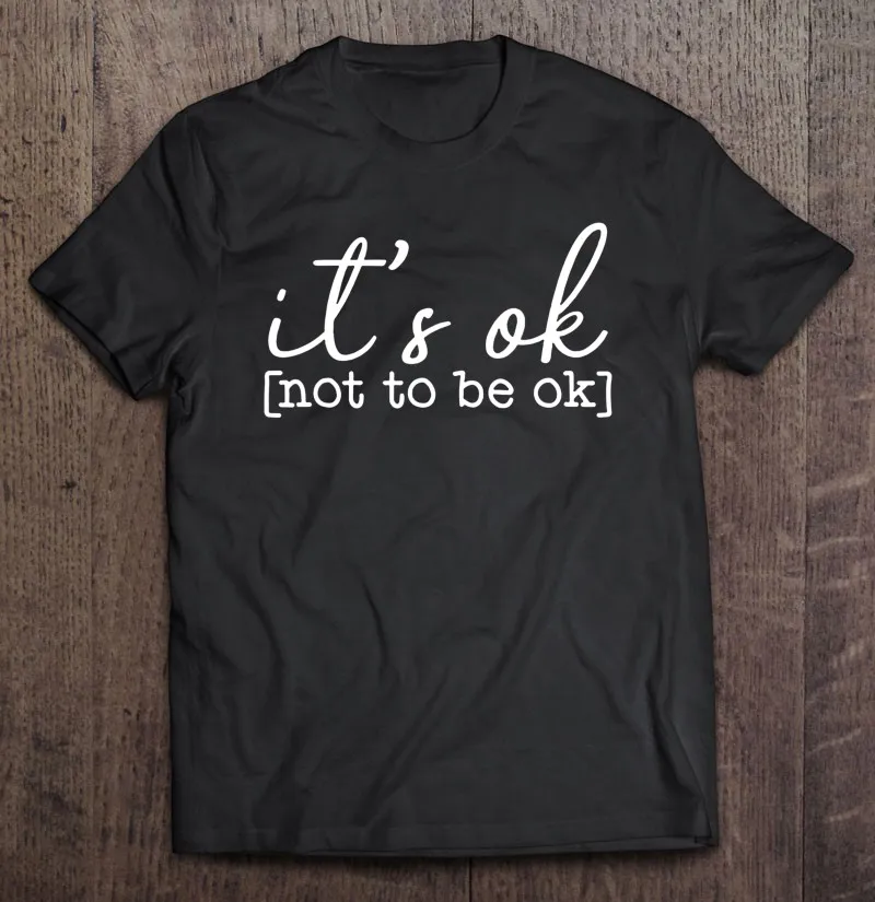 

Футболка мужская хлопковая с надписью «It's Ok»