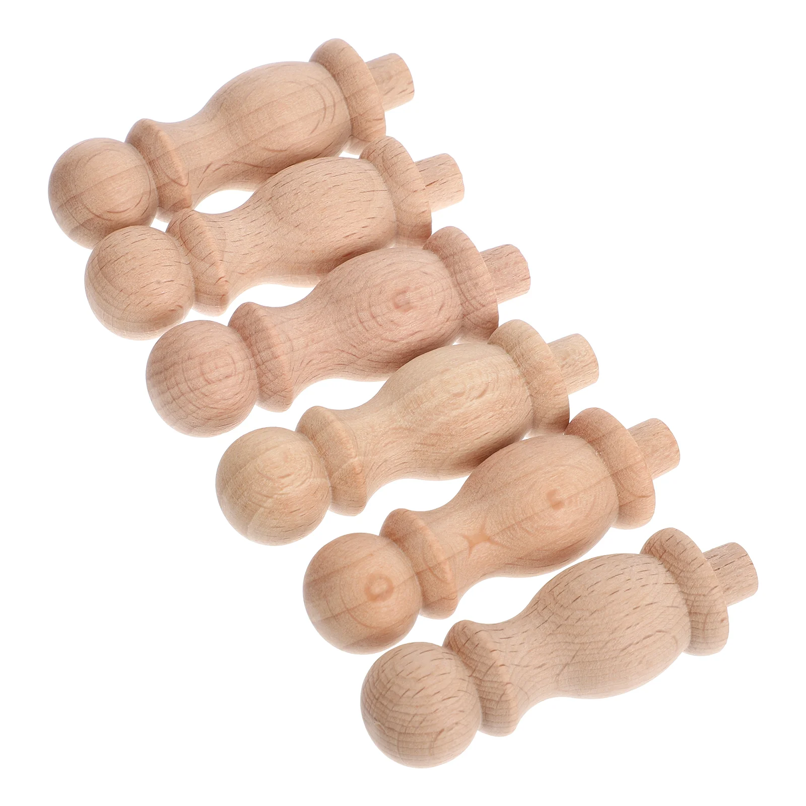 6 шт. вешалка для шляп богемный деревянный крючок одежды крючки гирлянды буковый