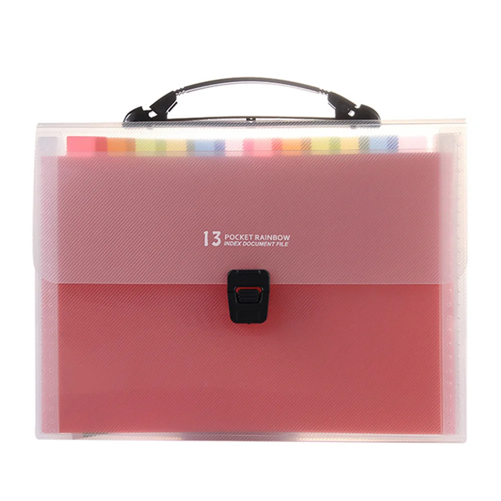 

Folder Organizer File Paper Document Expanding Accordion Supplies Keeper Clip Flie Office Folders Expandable Binder Pocket