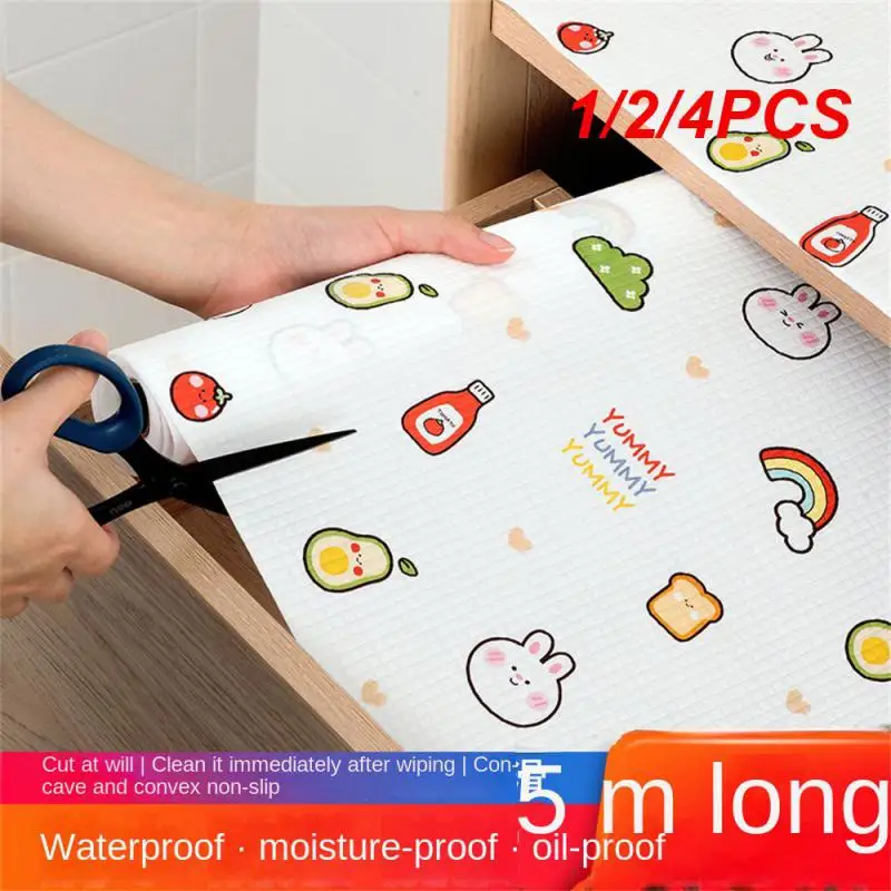 

1/2/4 шт., бумажные коврики для шкафа