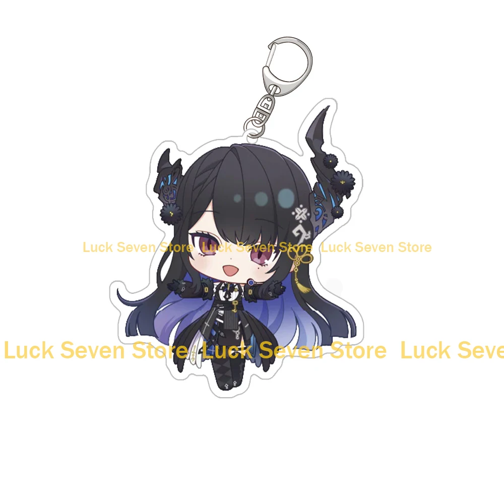 Фото LuckySeven Store Hololive Виртуальная официальная вокальная серия игровой персонаж мини-акриловый брелок Сумка-подвеска Праздничный подарок для мальчиков и девочек №4