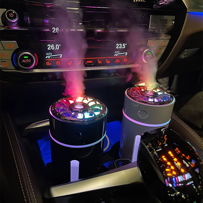 2023 New-Rechargeable Wireless Car Air Humidifer with Colorf