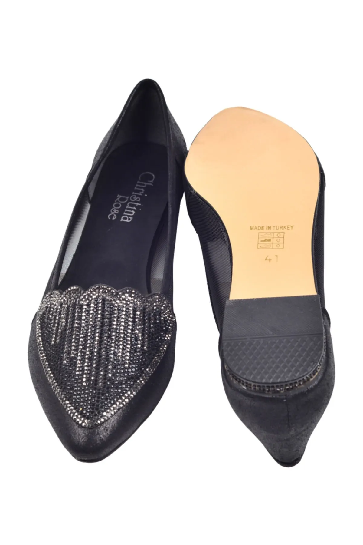 

Туфли женские на плоской подошве, вечерние туфли большого размера