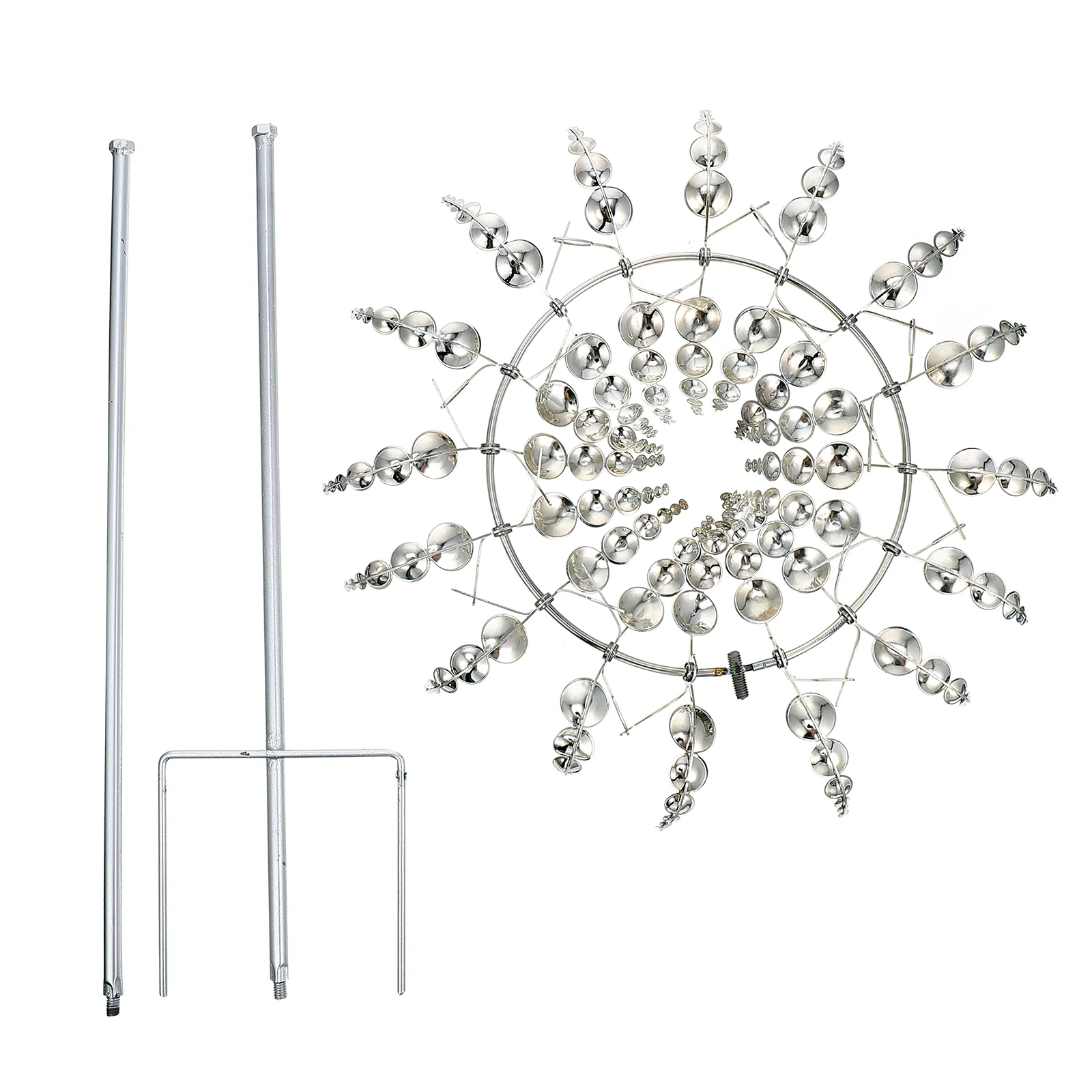 

1 шт. ветряная мельница Всепогодная металлическая ветряная мельница ветряная Ловец ветряная ловушка из нержавеющей стали