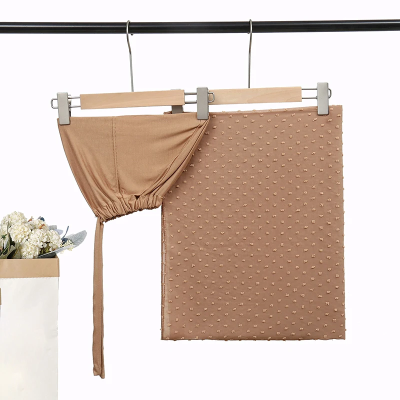 Хиджаб с крышкой прикрепленная накладка на шею тюрбан Нижний шарф женская модель