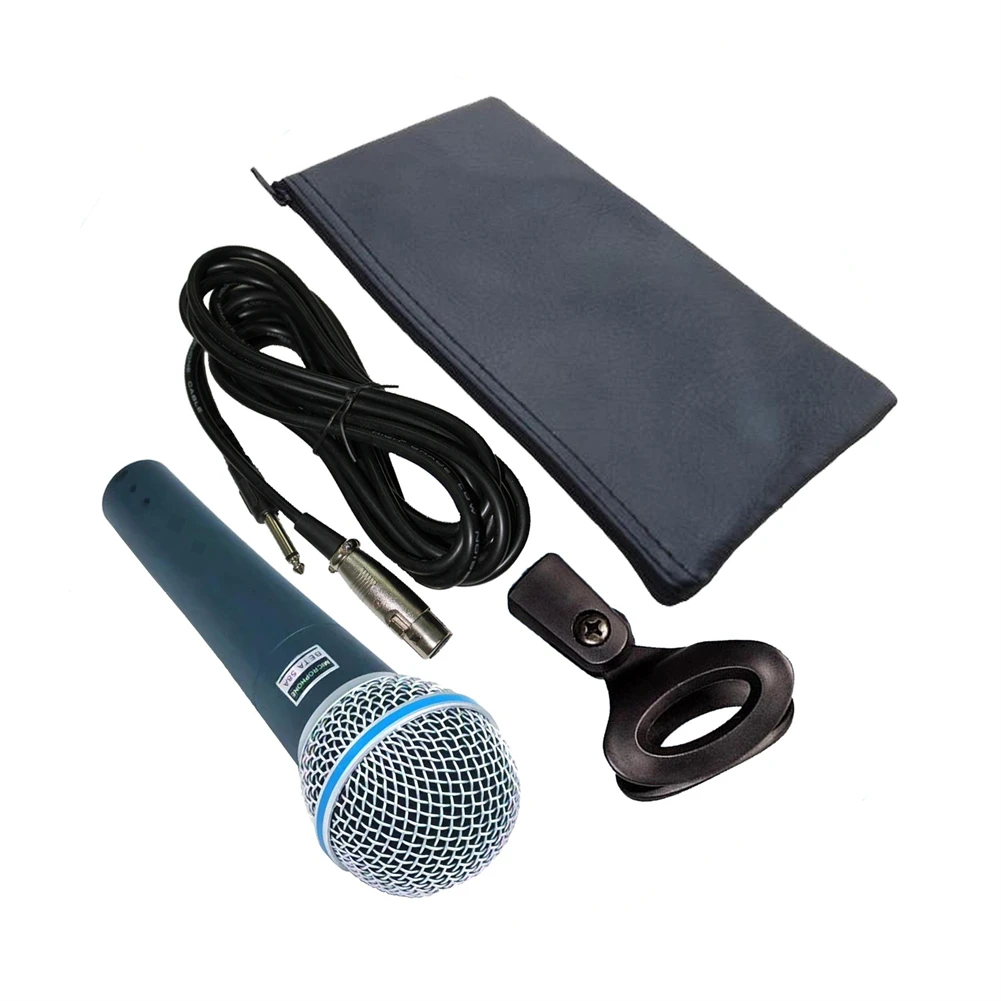 

Professional Cardioid Wired Dynamic Handheld Microphone For SHURE High Quality DJ Cardioid Mic Karaoke KTV Stage Show Church