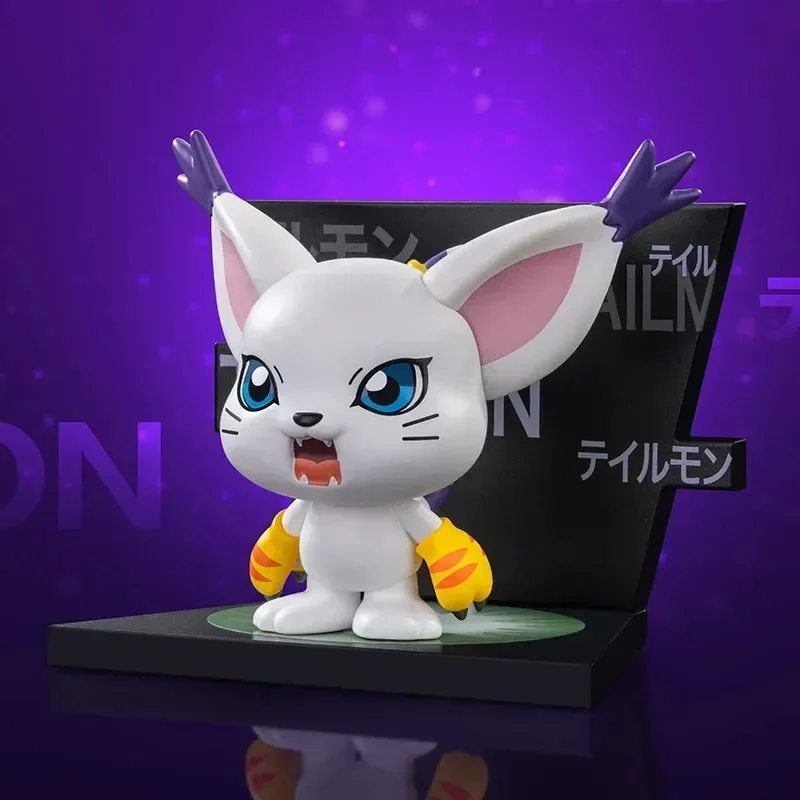 Фото POP MART Digimon Adventure Магнит на холодильник Серия слепая коробка Mystery Box Kawaii украшения фигурки домашний декор настольная модель куклы №4