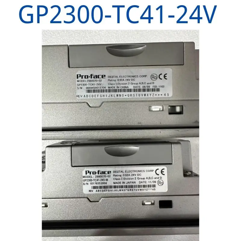 

Используется, диагностический сенсорный экран GP2300-TC41-24V, проверка ОК