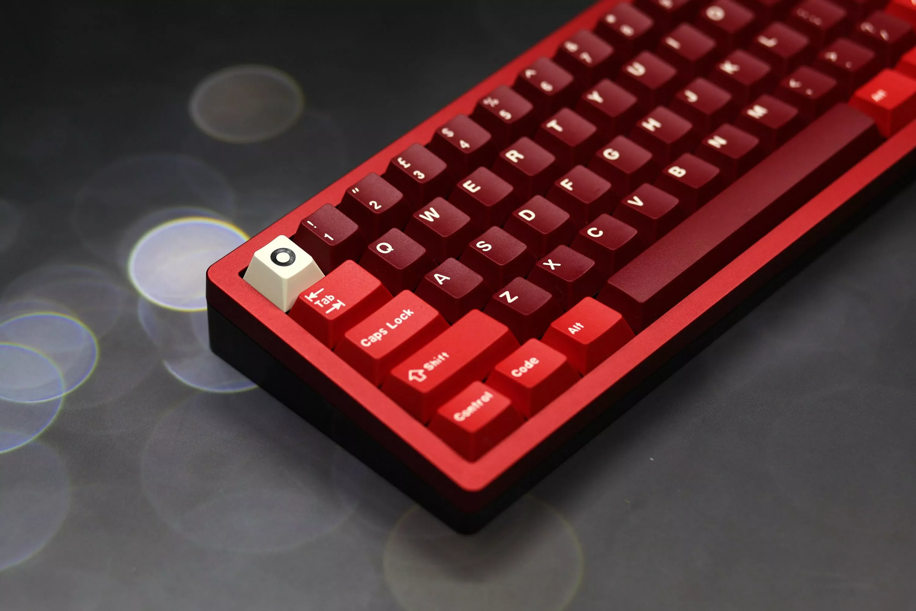 

G-MKY 173 Monster/Red Samurai Keycaps Cherry Profile DOUBLE SHOT ABS FONT PBT Keycaps ABS Font for MX Switch Mechanical Keyboard