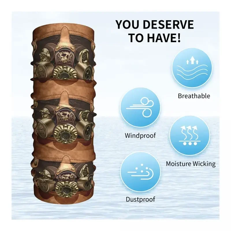 Шлем в стиле стимпанк Зимняя повязка на голову обогреватель шеи для мужчин и