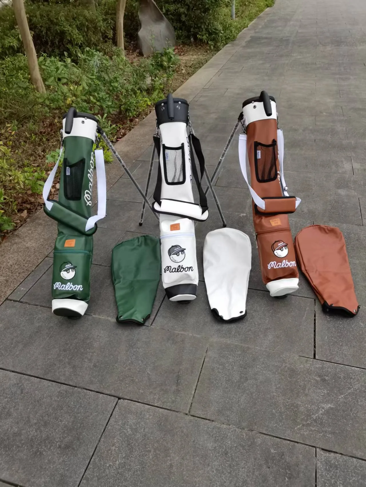 Korean Golf Gun Holder Bag Lightweight Portable PU Fashion Waterproof Men's and Women's Bag Club Bag