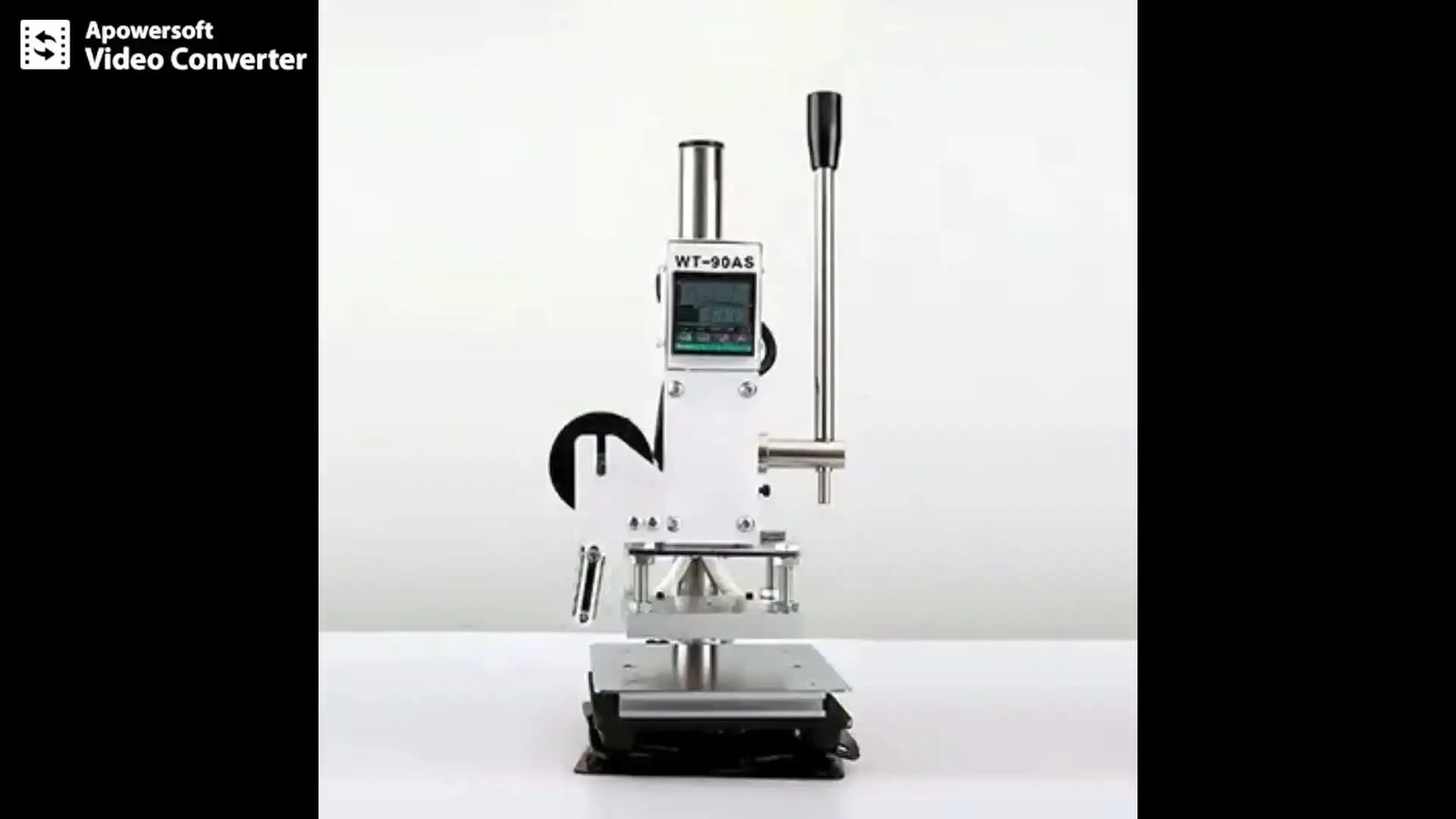 

Gold foil automatic digital leather logo embossed hot stamping machine