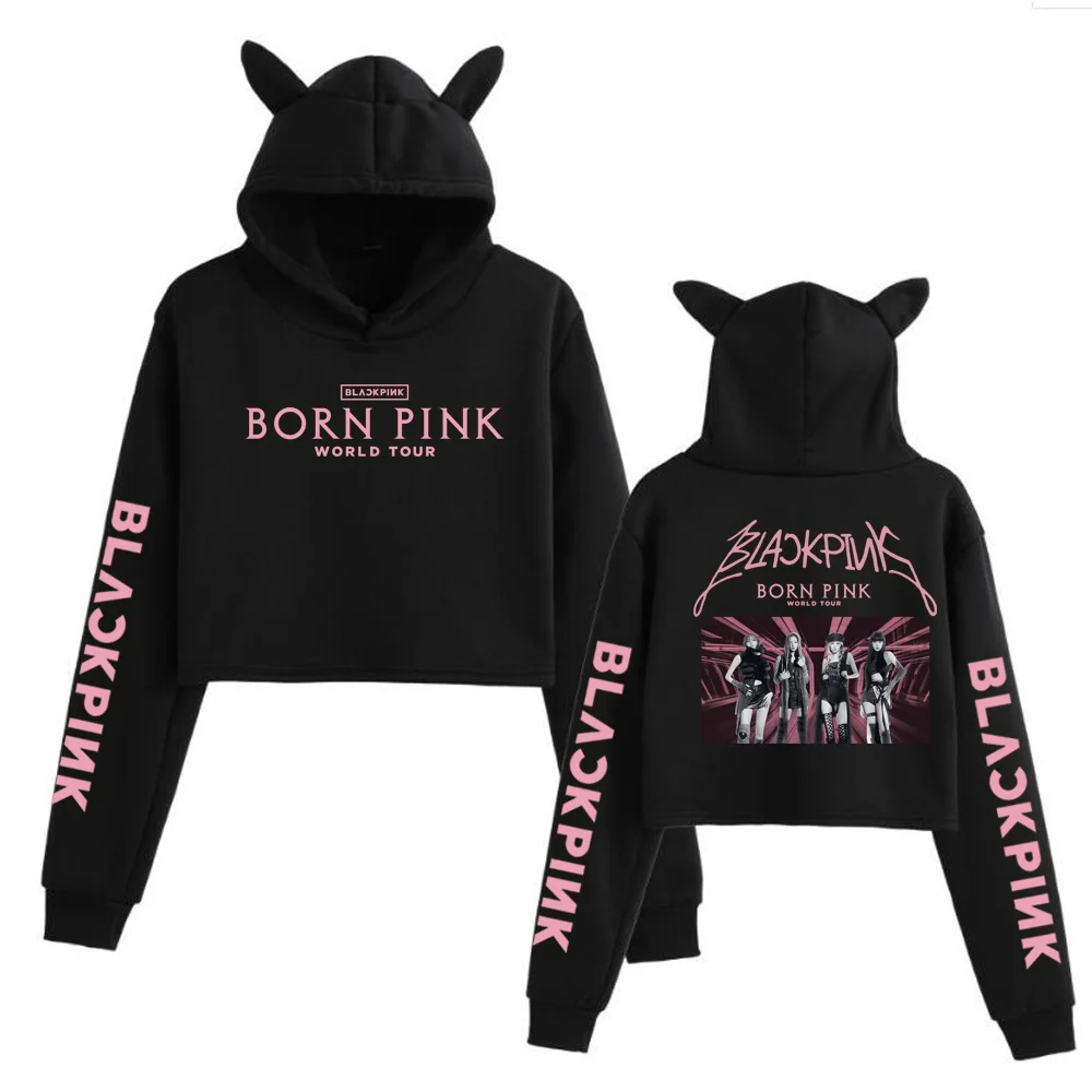Ot Kpop Рожденный Розовый Лиза Дженни изоо Роза rapic ip op Sweatsirt