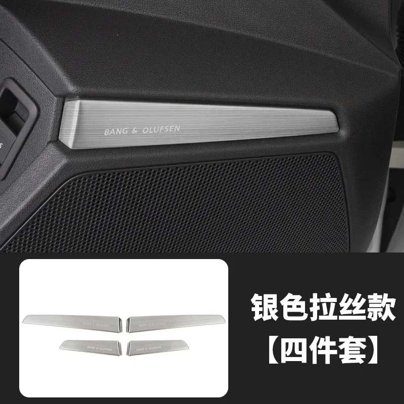 

Автомобильный дверной динамик, звуковой сигнал, накладки из нержавеющей стали для Audi A3 8Y, аксессуары для интерьера