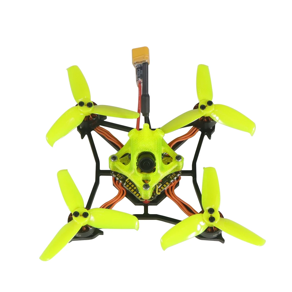 

Квадрокоптер T100 2,5 дюйма 100 мм FPV с четырьмя осями F4 Контроллер полета AIO 1204 5200KV двигатель для самостоятельной сборки