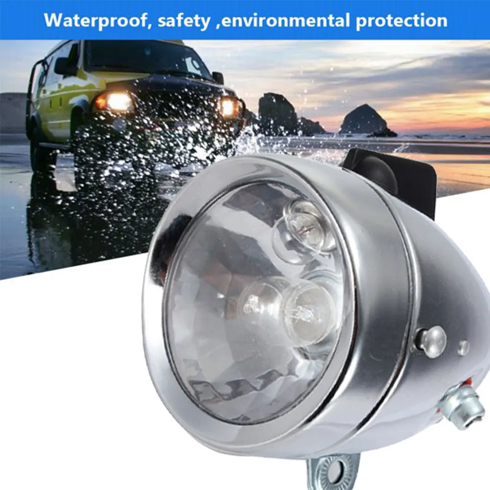 Фрикционный генератор моторизованный велосипедный Головной фонарь комплект