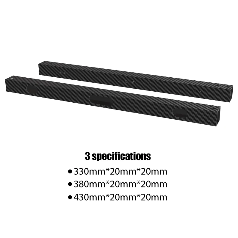 Mellow 1 шт. CNC Voron 2 4 Trident 3D принтер CF-Tube сверление углеродное волокно квадратная
