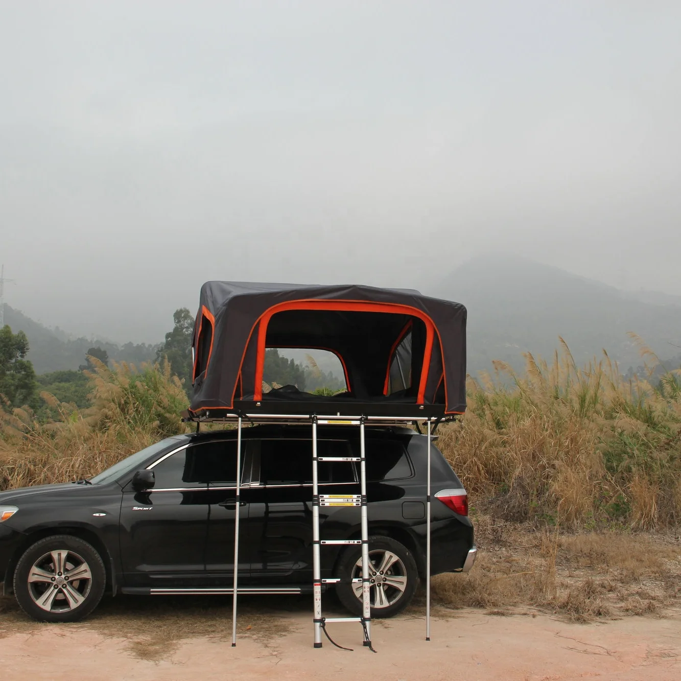 

I Roof top tent aluminum hard shell car tent roof top waterproof hard roof top tent