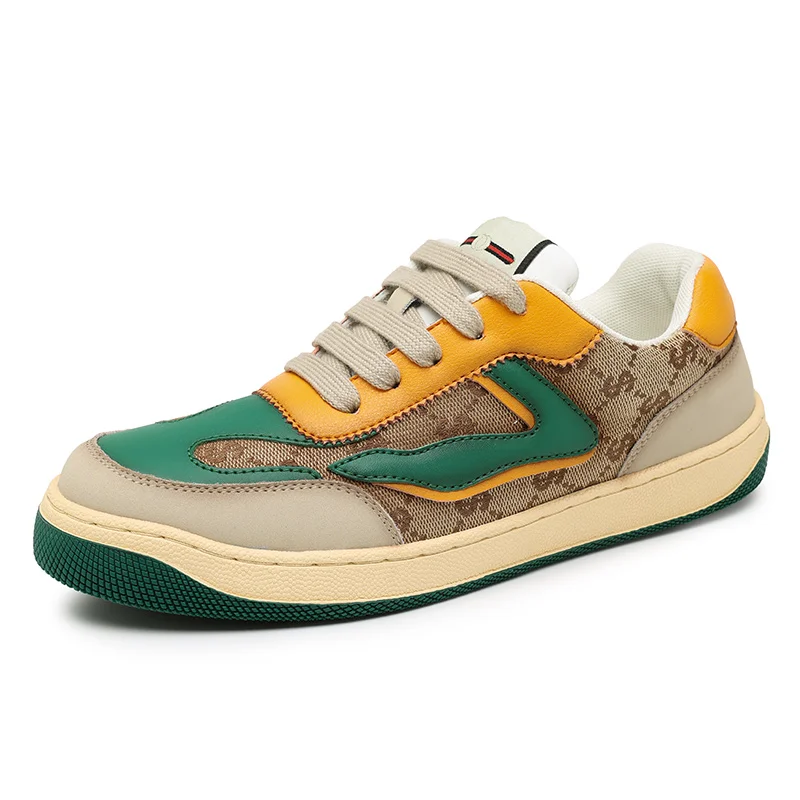 Men Women sport Running Shoes soft sole Breathable Autumn mesh Tennies Shoes comfortable Sneakers Print color matching shoes