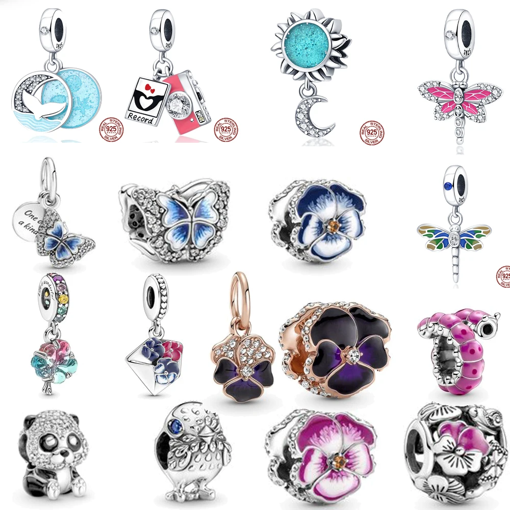 

Шарм и бусина из серебра 925 пробы для браслетов Pandora