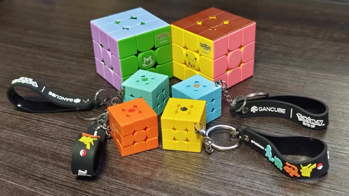 Фото Магнитный скоростной куб Gancube 3x3 Ganv100 Maglev Pokemon Gengar, профессиональная головоломка для соревнований, волшебная игрушка-головоломка, подарок для взрослых №5