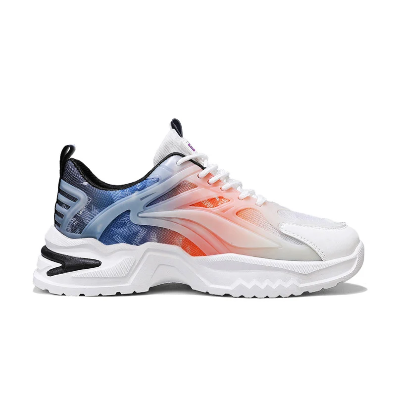 Кроссовки мужские прогулочные модная повседневная обувь плоская подошва